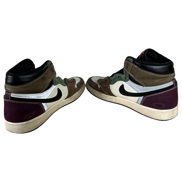 Nike DH3097-001 Air Jordan 1 Craft High Top Sneaker Men's Size 9 - Picture 3 of 10